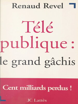 cover image of Télé publique